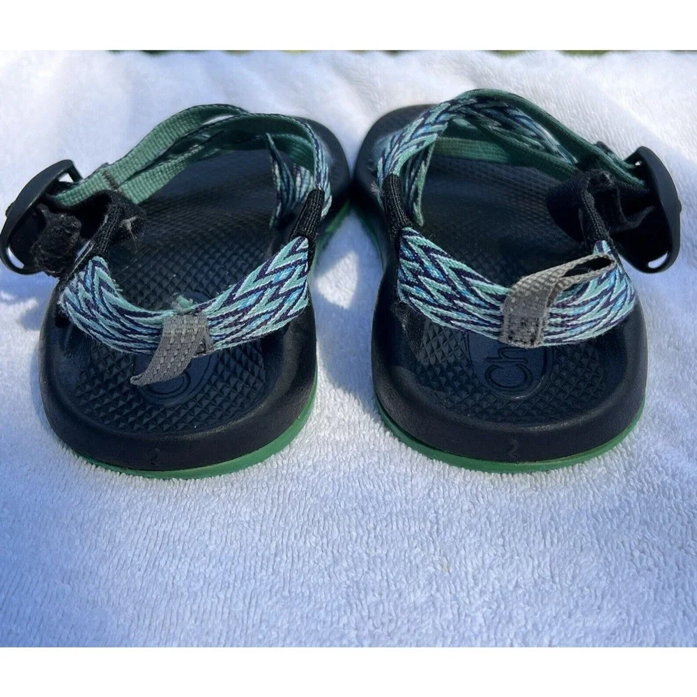 Chaco Sandals Youth Girls Size 2 Green Slip on Strap‎ Shoes Sport Hiking Casual